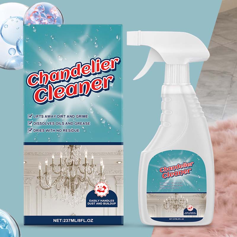 REDUCTION Leuchten-Reinigungsspray | Entfernt wirksam Flecken Sicher für alle Materialien, hinterlässt keine Rückstände Schützt Metall vor Oxidation Geeignet für Kronleuchter und dekorative Leuchten