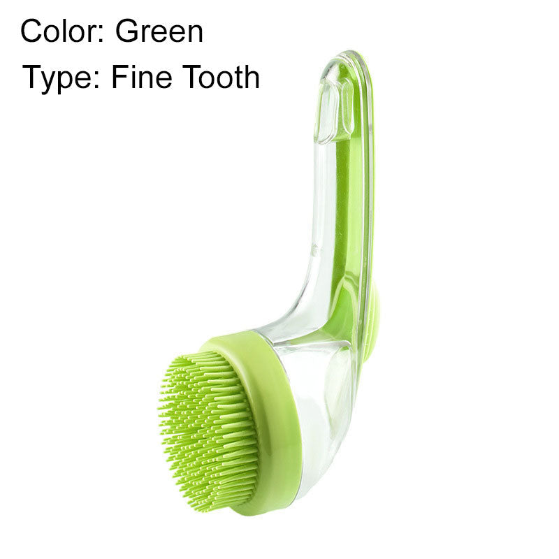 DE RDUCTION Brosse de bain pour animaux de compagnie avec long manche et distributeur de shampoing