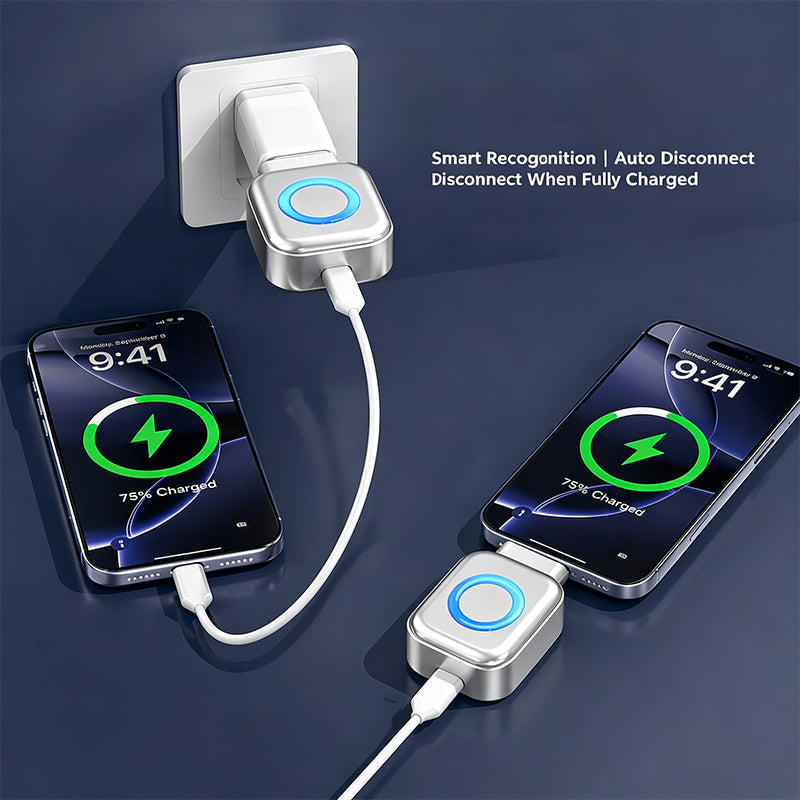 Chargeur Rapide 140W avec Arrt Automatique IA USB-C PD 3.1, Protection Intelligente, Voyant Lumineux, Compatible iPhone, MacBook, Tablettes