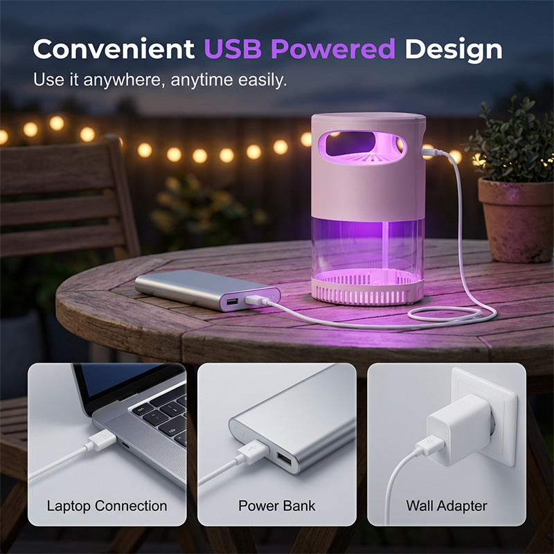 Lampe anti-moustiques alimente par USB