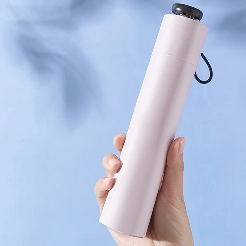 An ultra-light (103g), portable, all-season protective umbrella—UV-resistant, durable, and suitable for both sun and rain—your pocket-sized personal "bodyguard."