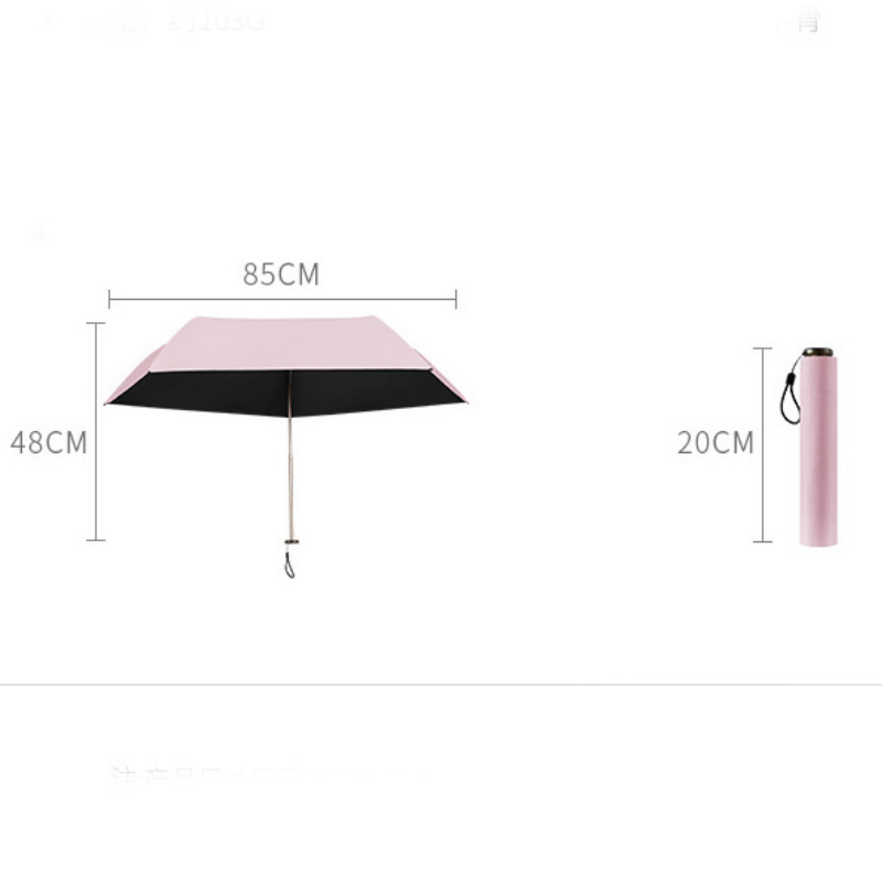 An ultra-light (103g), portable, all-season protective umbrella—UV-resistant, durable, and suitable for both sun and rain—your pocket-sized personal "bodyguard."