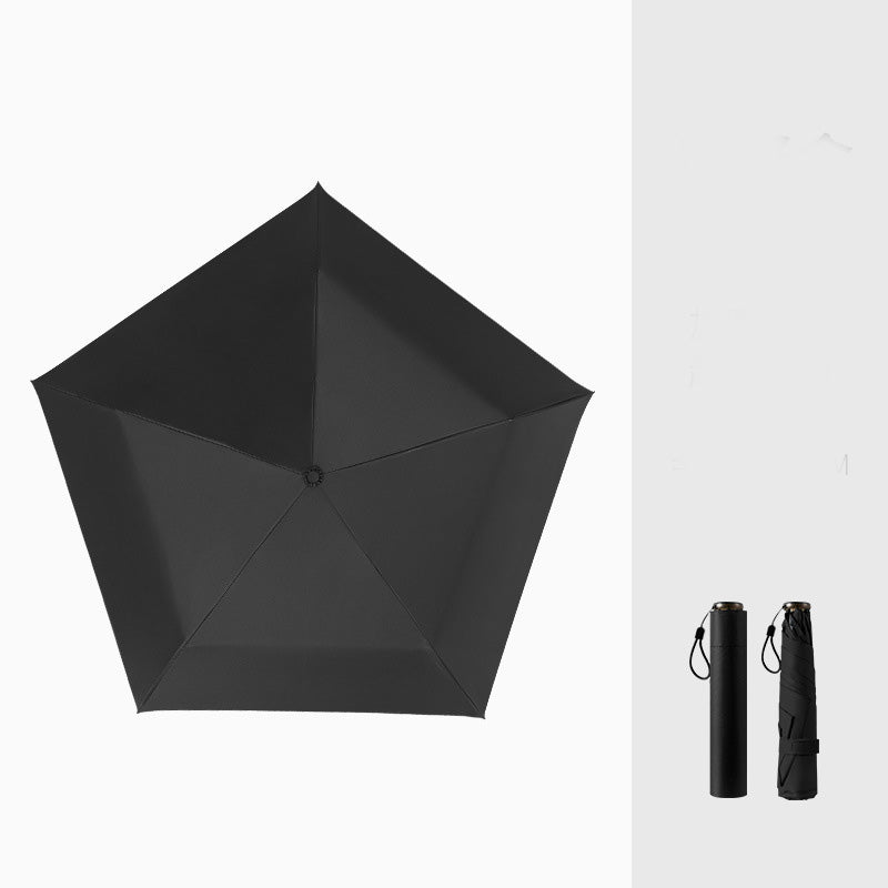 An ultra-light (103g), portable, all-season protective umbrella—UV-resistant, durable, and suitable for both sun and rain—your pocket-sized personal "bodyguard."