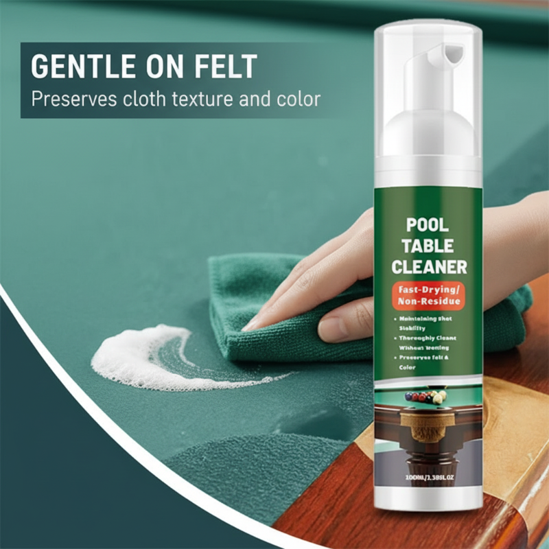 Mousse nettoyante schage rapide pour tapis de billard