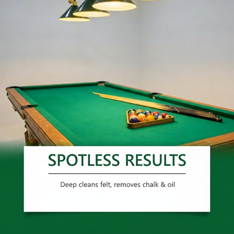 Mousse nettoyante schage rapide pour tapis de billard