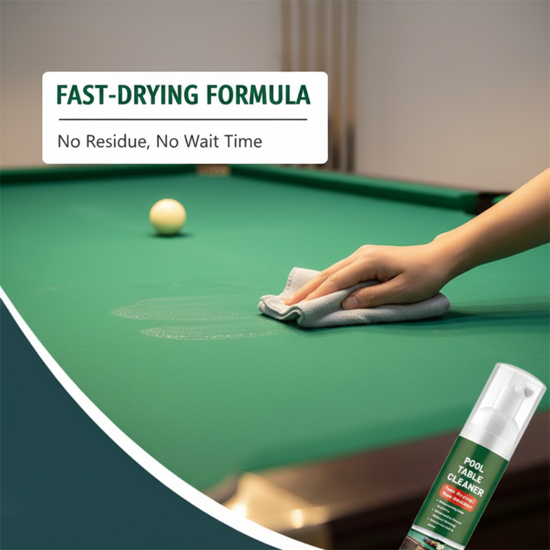 Mousse nettoyante schage rapide pour tapis de billard