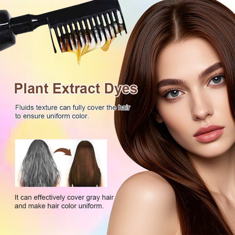 Peigne 3-en-1 pour coloration
