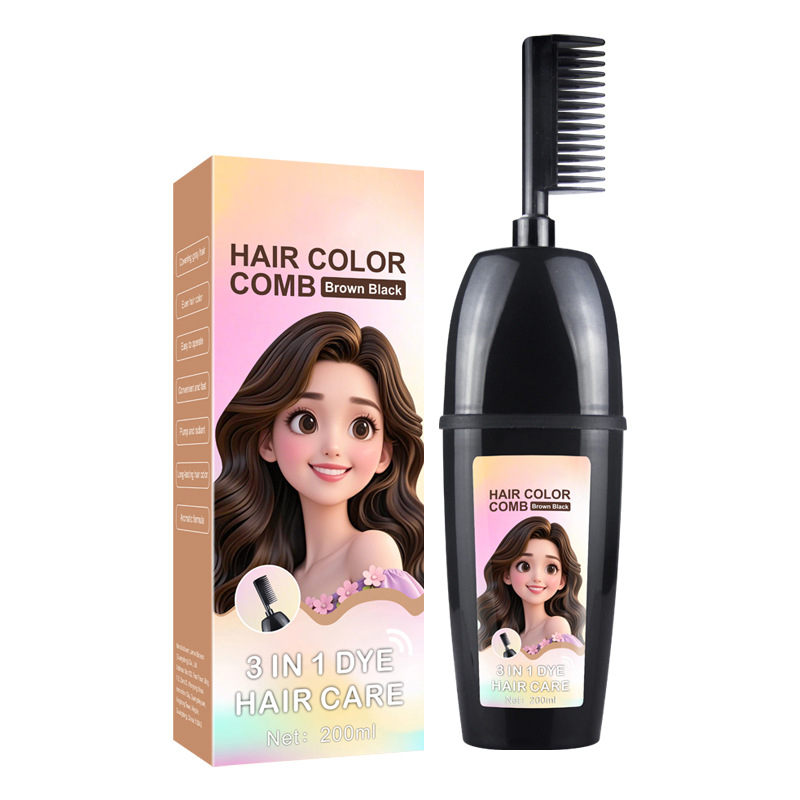 Peigne 3-en-1 pour coloration