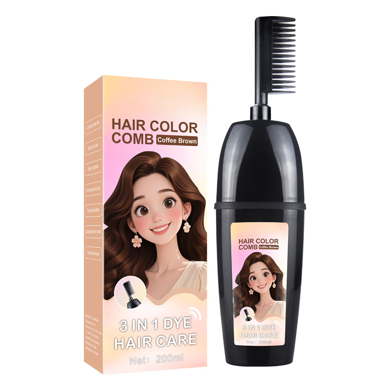 Peigne 3-en-1 pour coloration