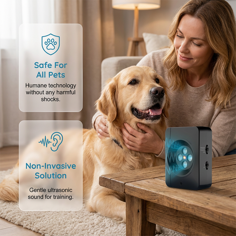 Dispositif anti-aboiements ultrasons pour chiens