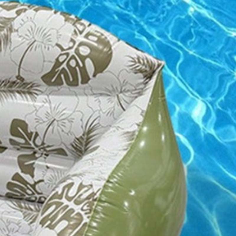 Flotteur Piscine en Forme de U Design Chaise Ergonomique, Assise en Maille, Gonflable, 2 Couleurs, Durable & Portable