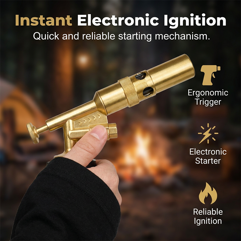Lampe torche butane portable multifonction rversible