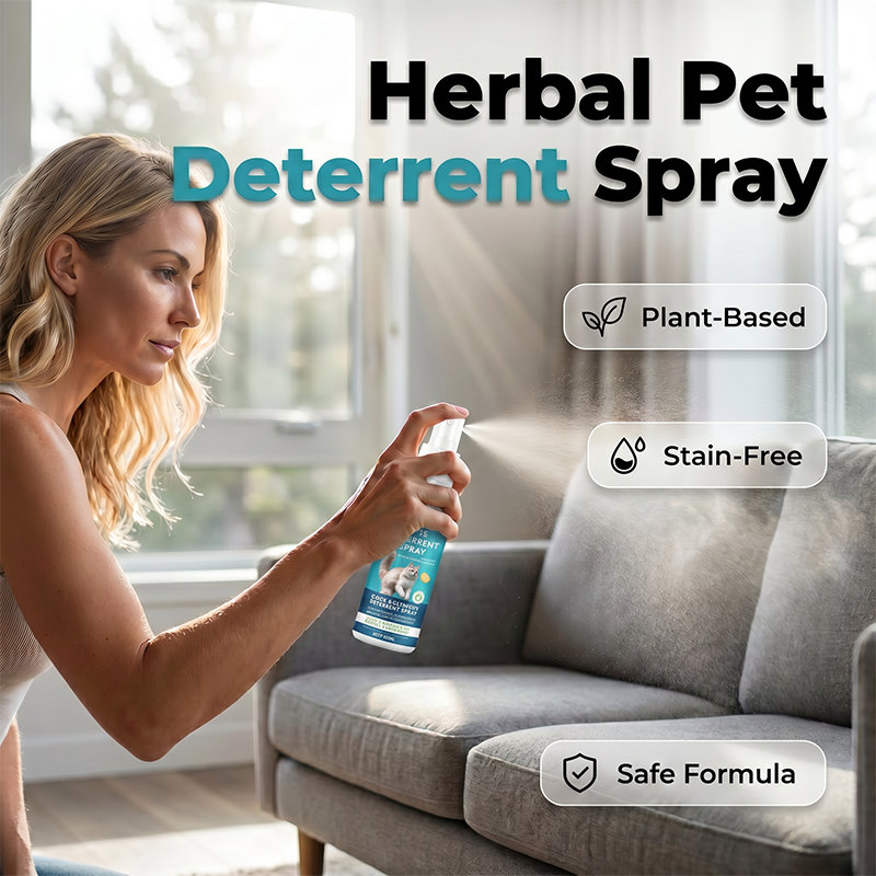 Spray rpulsif base de plantes pour chats et chatons