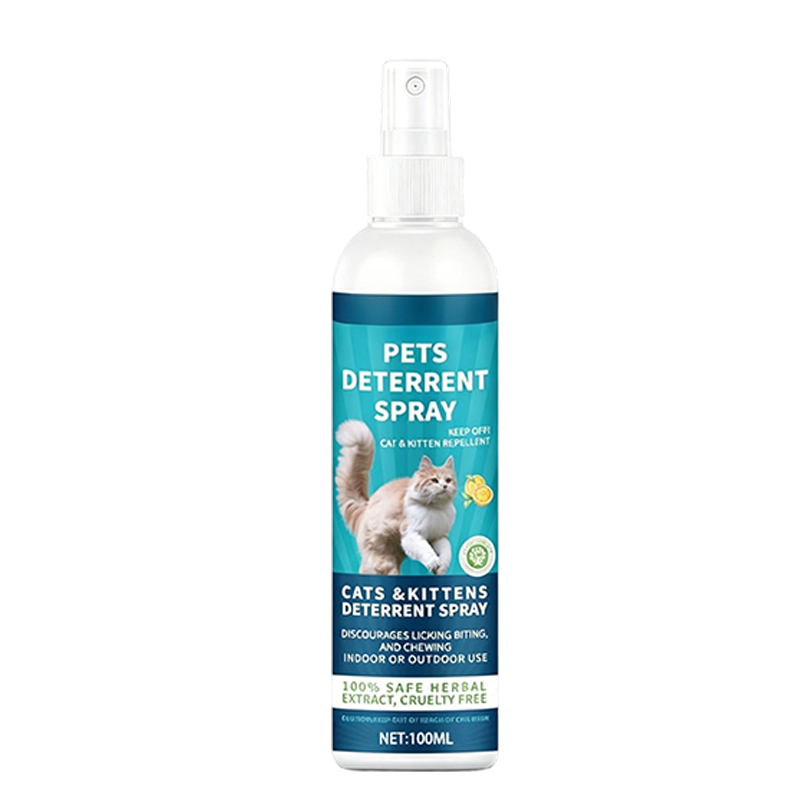 Spray rpulsif base de plantes pour chats et chatons