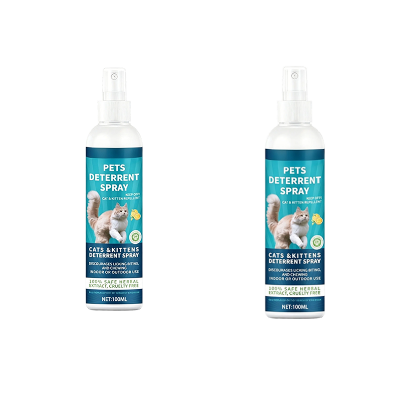 Spray rpulsif base de plantes pour chats et chatons