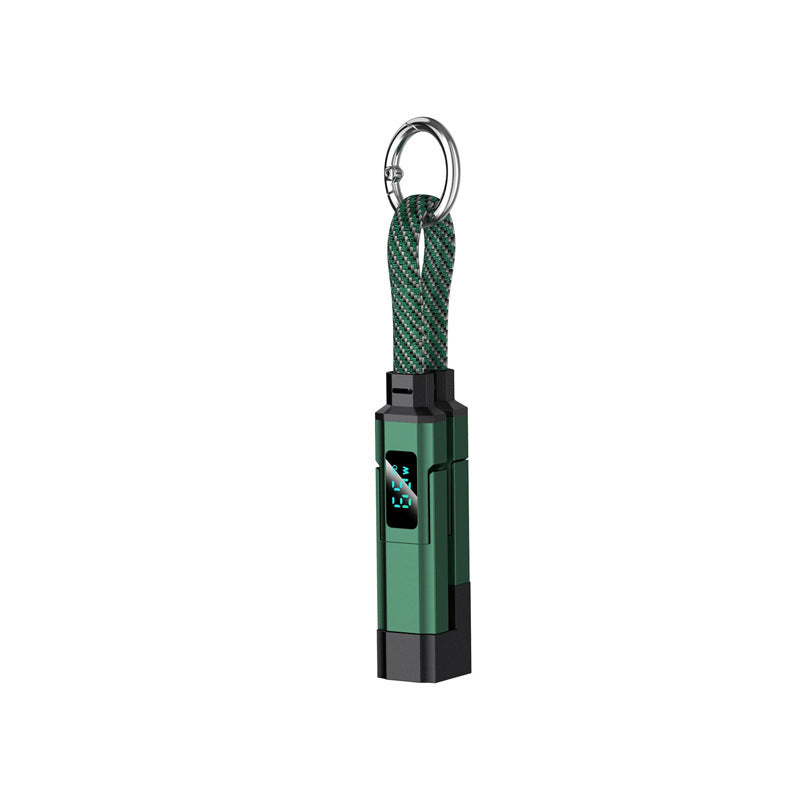 Offre spciale: Achetez 2, recevez 1 GRATUIT Cable de charge 4 en 1 avec affichage numrique et anneau porte-cls charge rapide, rsistant aux n?uds et compact