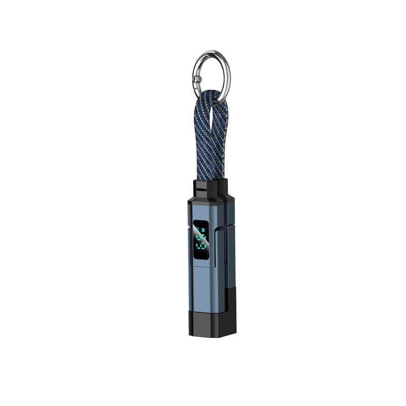Offre spciale: Achetez 2, recevez 1 GRATUIT Cable de charge 4 en 1 avec affichage numrique et anneau porte-cls charge rapide, rsistant aux n?uds et compact