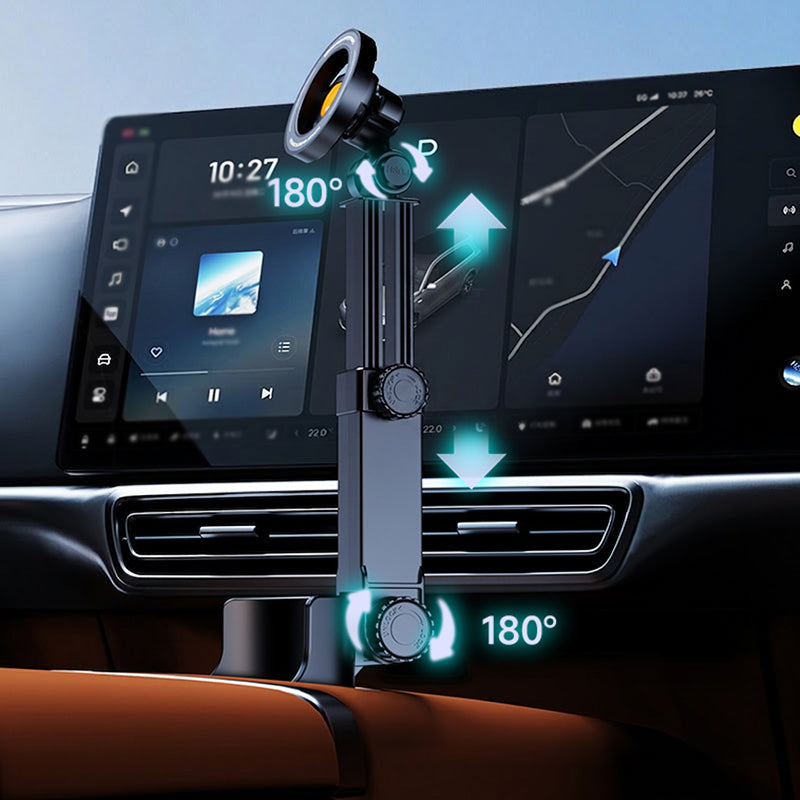 Support pour tlphone fixer sur le porte-gobelet de la voiture orientable 360