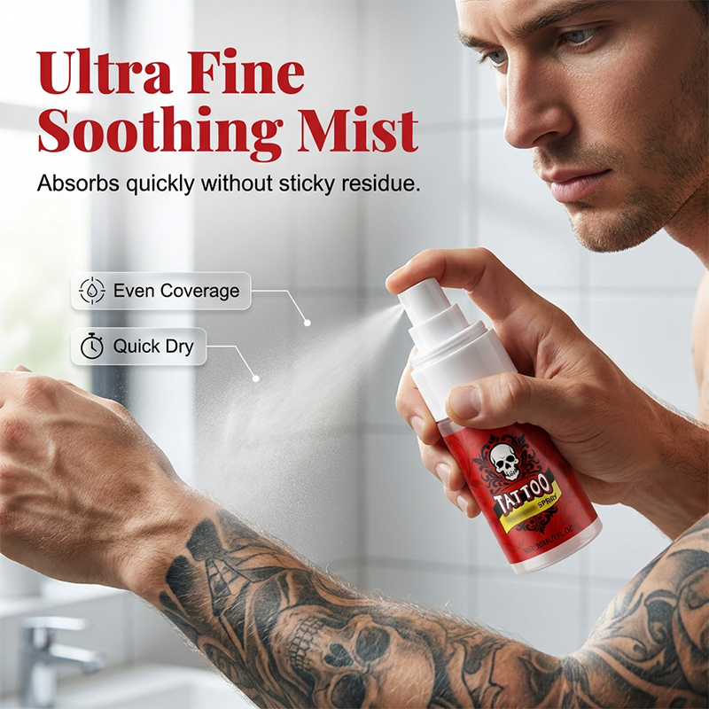Feuchtigkeitsspray für die Tattoo-Nachsorge