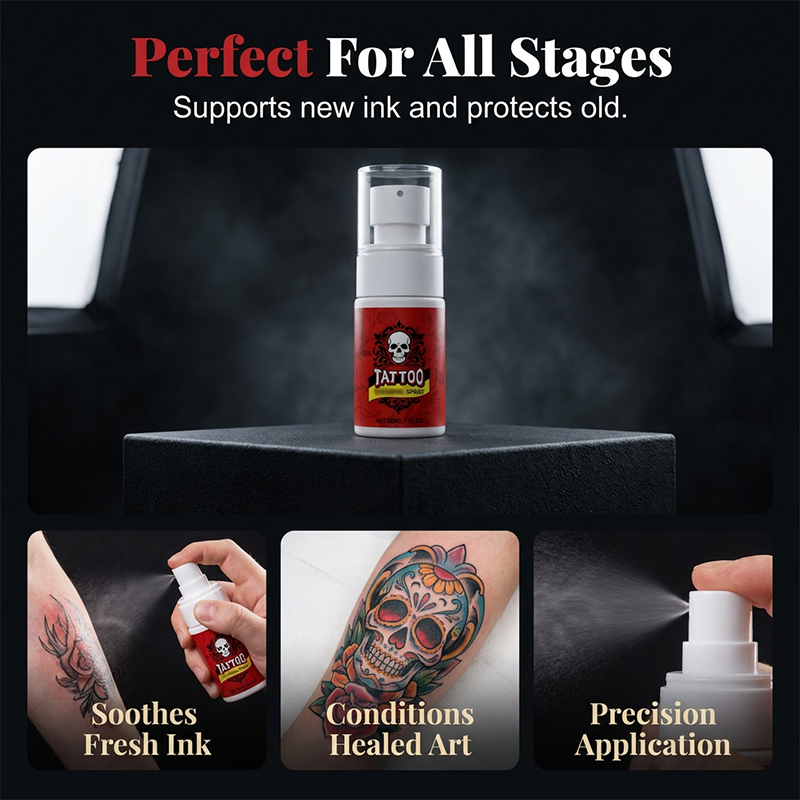 Feuchtigkeitsspray für die Tattoo-Nachsorge