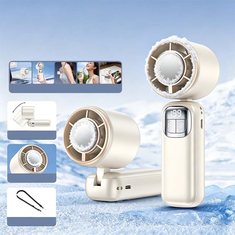 D't -57 % (tait 69.99 maintenant 29.99 Ventilateur portable pliable avec cran LED