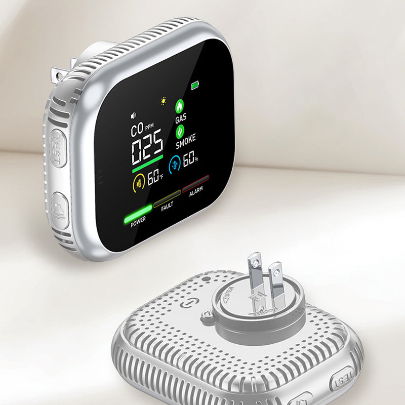 Dtecteur multigaz portable avec cran LCD et batterie de secours