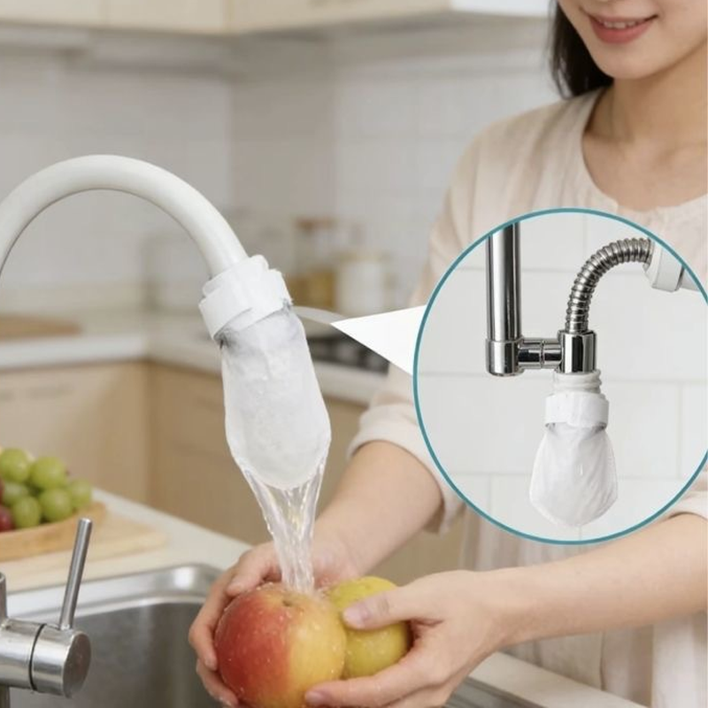 Filtre anti-claboussures pour robinet de cuisine, destin liminer les sdiments et la rouille