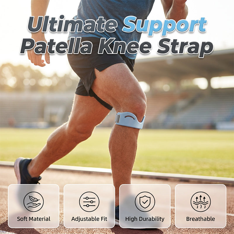 REDUZIERUNG Eins kaufen, eins gratis dazu. Atmungsaktive und stoßdämpfende Kniescheibenbandage.