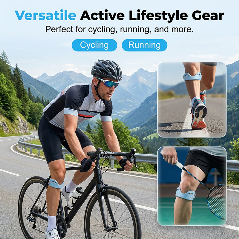 REDUZIERUNG Eins kaufen, eins gratis dazu. Atmungsaktive und stoßdämpfende Kniescheibenbandage.