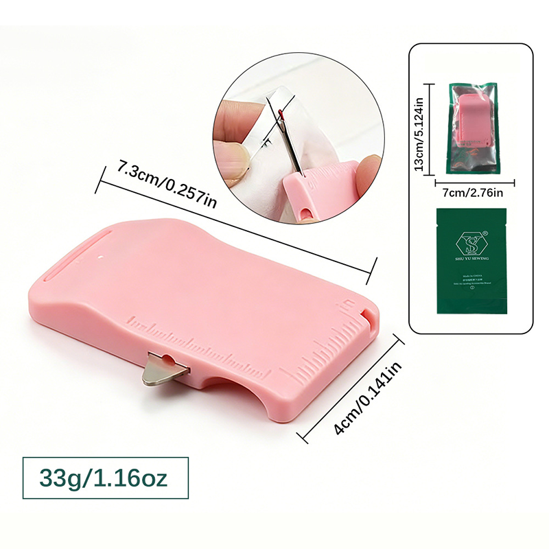 Guide Couture & Dcouseur Multifonction Prcision, Compact, 2 Couleurs, 33g, Idal Couture & Patchwork