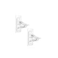 Supports de tige autocollants usage intensif