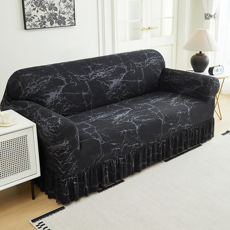 DE RDUCTION Housses de canap universelles extensibles Tissu lastique, fixation antidrapante