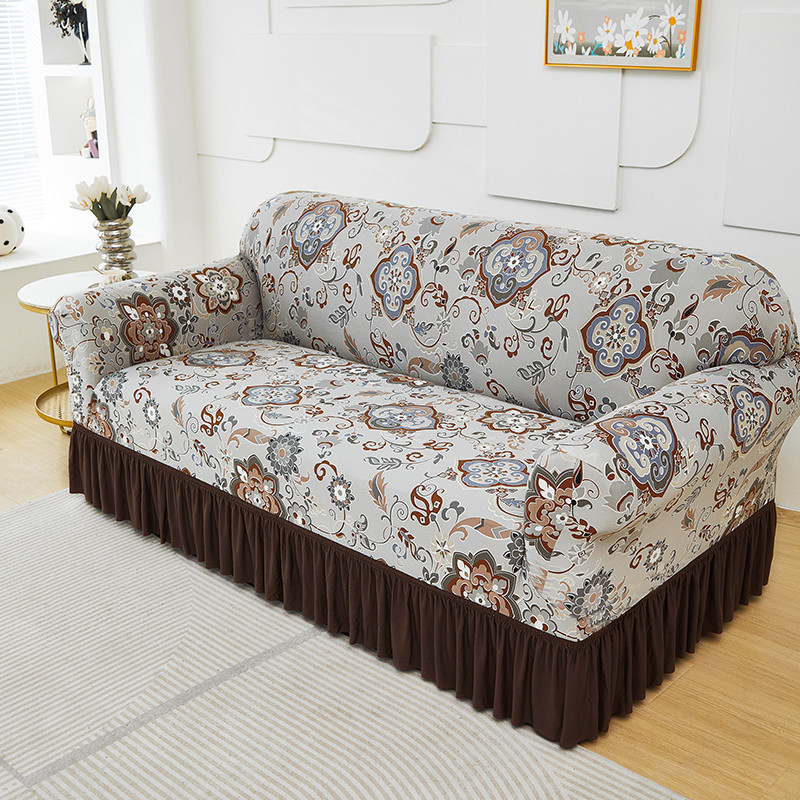 DE RDUCTION Housses de canap universelles extensibles Tissu lastique, fixation antidrapante