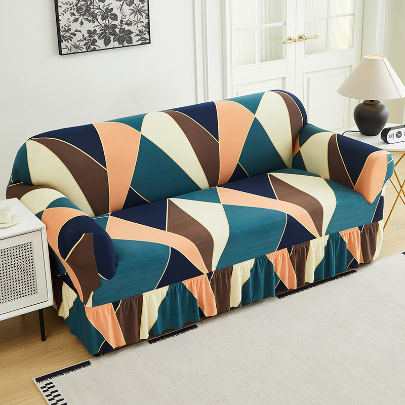 DE RDUCTION Housses de canap universelles extensibles Tissu lastique, fixation antidrapante