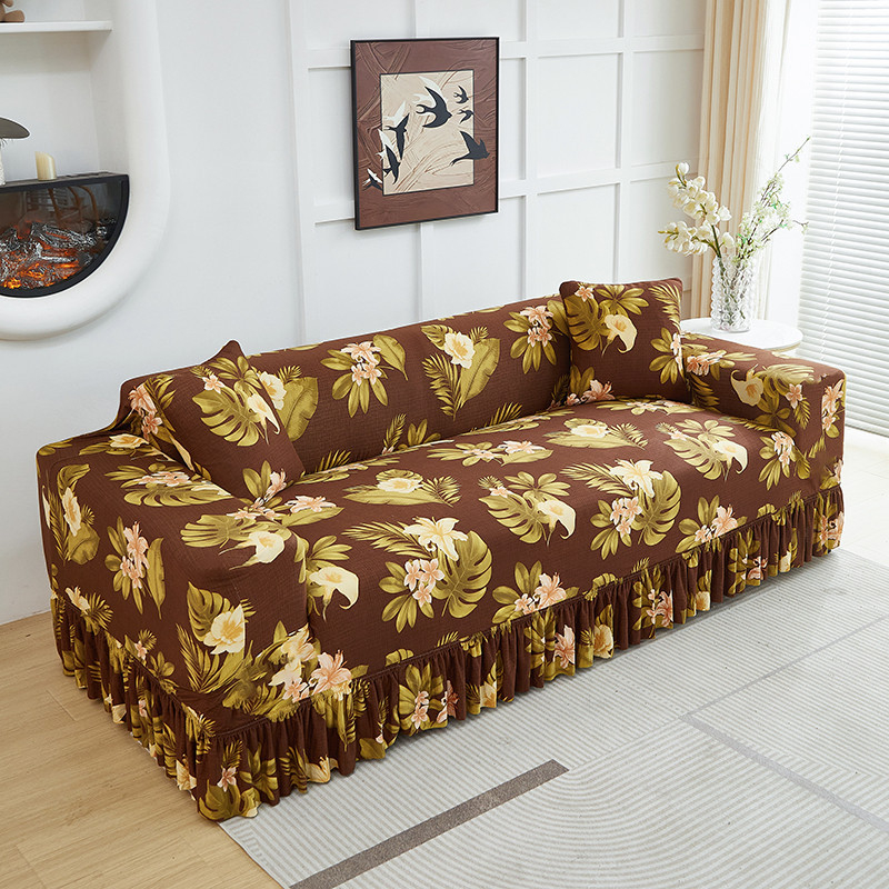 DE RDUCTION Housses de canap universelles extensibles Tissu lastique, fixation antidrapante