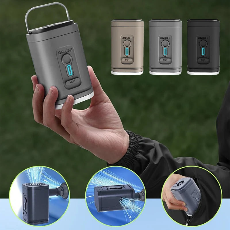 LIMITE 50% DE RDUCTION Pompe Air Camping Rechargeable Gonflage Rapide, Compacte, 5 Embouts