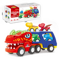 Camion de transport de dinosaures deux tages (jouet)