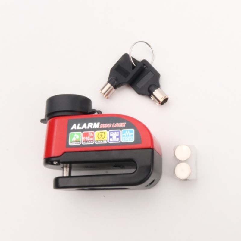 Antivol disque avec alarme, facile utiliser et dot d'un systme de verrouillage par simple pression Scurit robuste et tanche