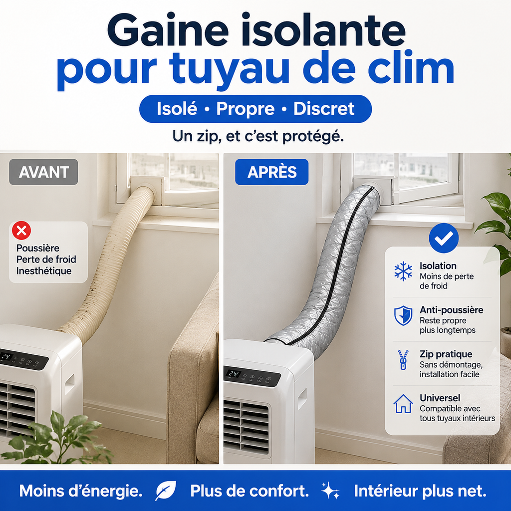 Gaine isolante pour tuyau de climatisation: un indispensable pour la maison en t