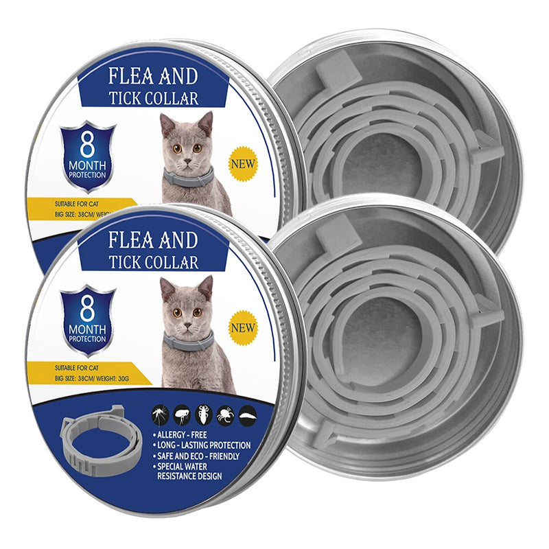 Colliers anti-puces et anti-tiques rglables pour chiens et chats
