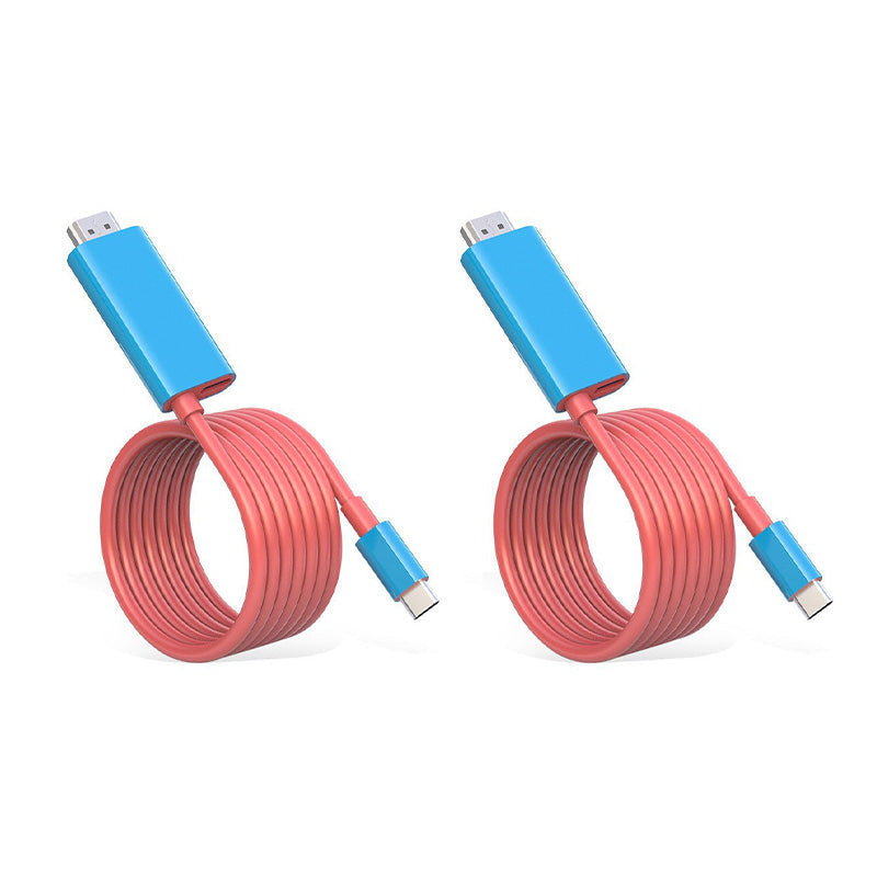 USB-C-auf-HDMI-Adapterkabel für Spielekonsole, sofortige HD-Anzeige, treiberlos, Plug-and-Play