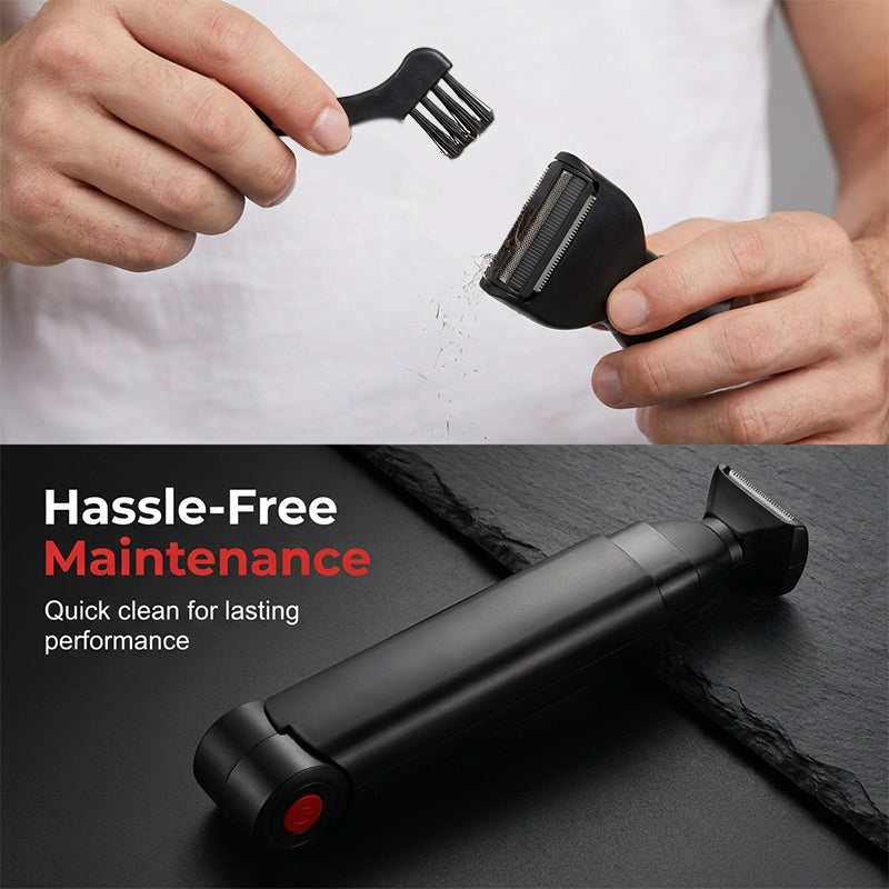 DE RDUCTION Tondeuse pour le corps Reach-Anywhere Manche tlescopique, ttes de prcision. Tondez vous-mme votre dos, votre torse et vos jambes sans avoir besoin daide