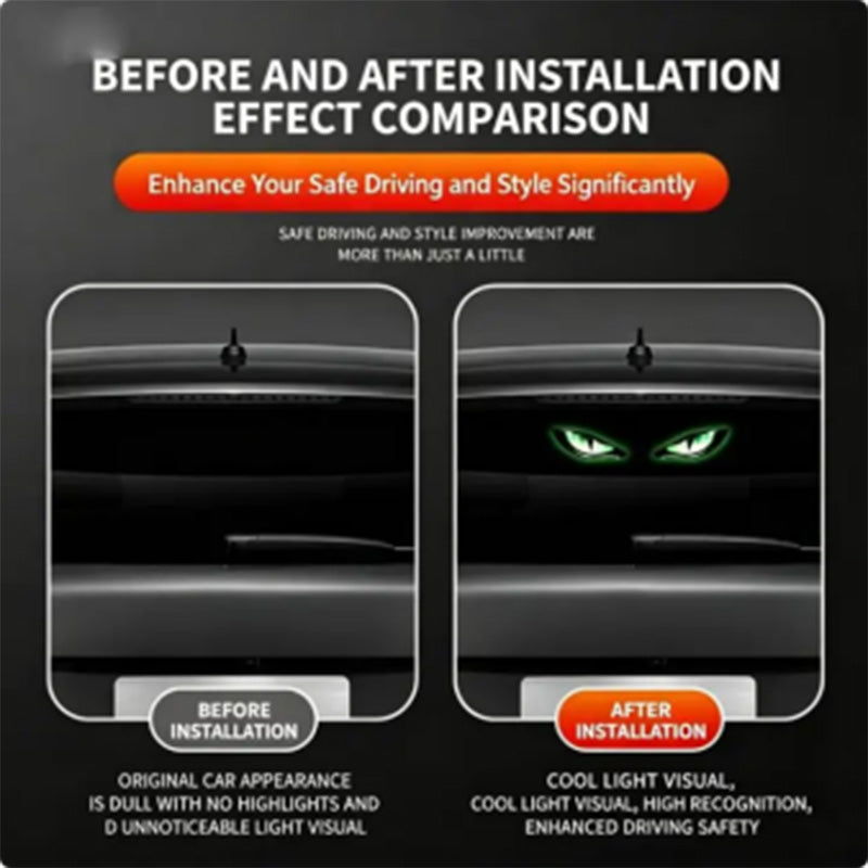 Feu d'avertissement LED nergie solaire pour voiture 50 % de rduction Aliment par nergie solaire, rsistant aux intempries, activation automatique la tombe de la nuit pour plus de scurit sur le bord de la route.