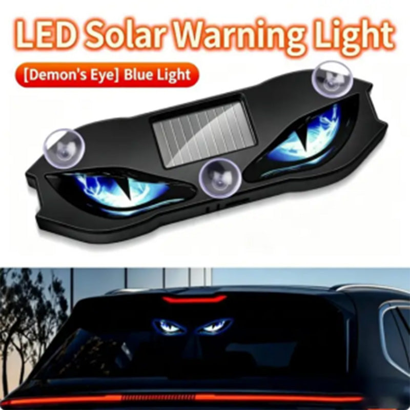 Feu d'avertissement LED nergie solaire pour voiture 50 % de rduction Aliment par nergie solaire, rsistant aux intempries, activation automatique la tombe de la nuit pour plus de scurit sur le bord de la route.