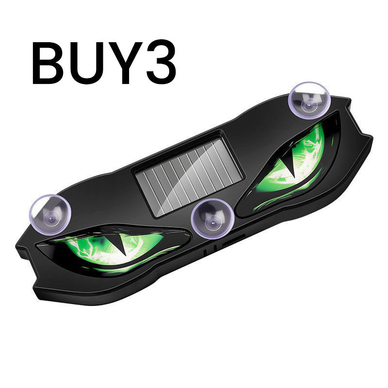 Feu d'avertissement LED nergie solaire pour voiture 50 % de rduction Aliment par nergie solaire, rsistant aux intempries, activation automatique la tombe de la nuit pour plus de scurit sur le bord de la route.
