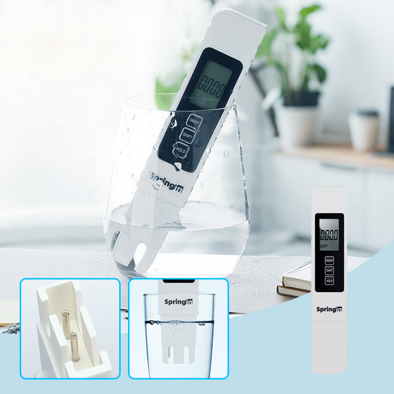 3-in-1 TDS-Wasserqualitätstester – Präzise Messung von pH-Wert, Chlor und Härte mit LCD-Anzeige für Pools und Aquarien