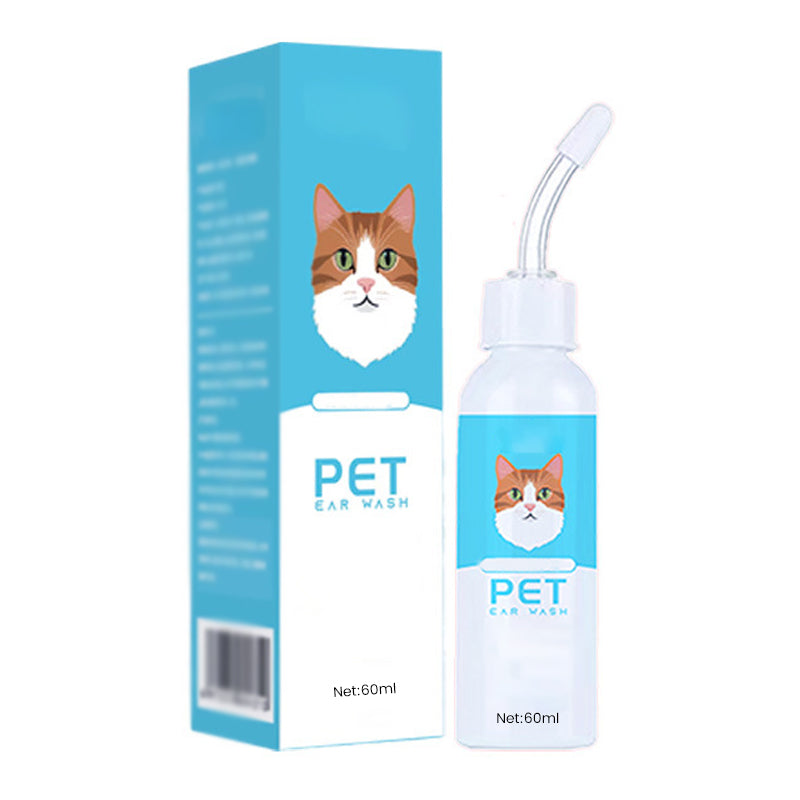 Solution nettoyante douce pour les oreilles des animaux de compagnie