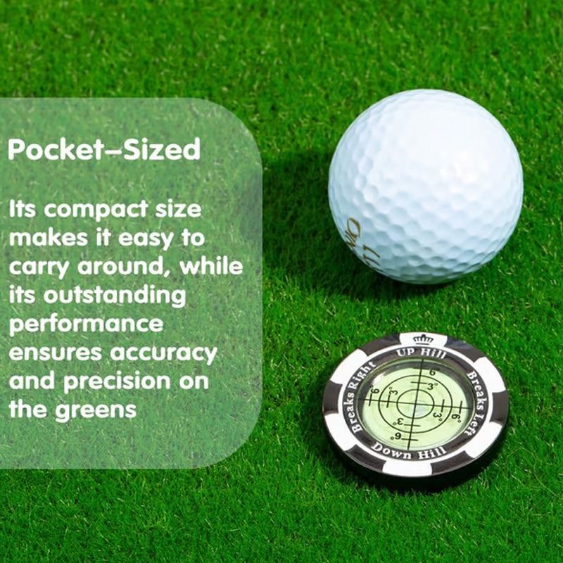 Green-Lesegerät und Ballmarker von Precision Golf