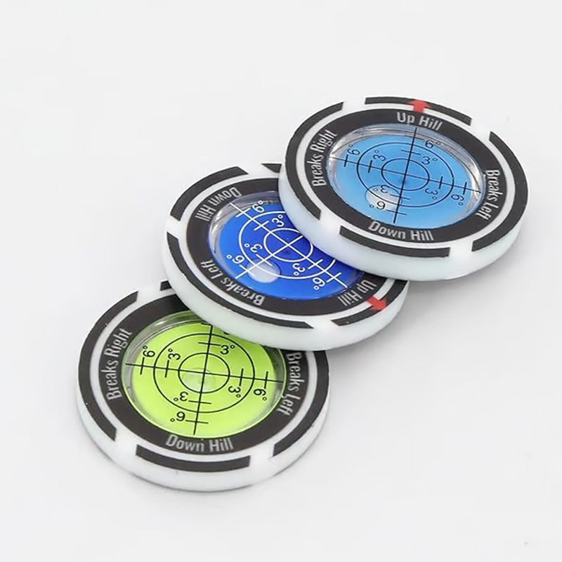 Green-Lesegerät und Ballmarker von Precision Golf