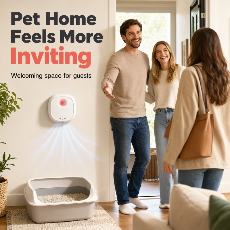Nur für kurze Zeit reduziert! Sagen Sie schlechten Gerüchen Lebewohl mit diesem Gerät! Geruchsneutralisierer für Haustiere Smart Quiet